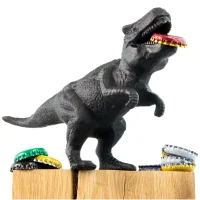 Dinosaurier Flaschenöffner – Schwarz