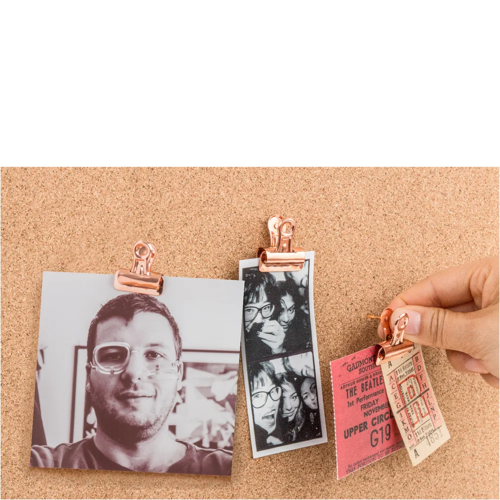 Stoßpin Papierklammer - Rosegold Bild 1