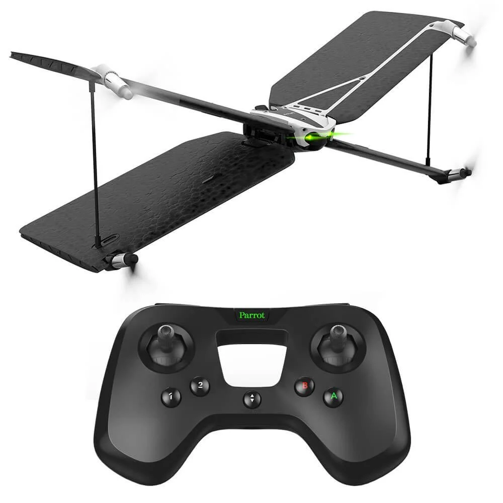 Parrot Swing Quadcopter and Plane Minidrone with Flypad Controller Bild 1