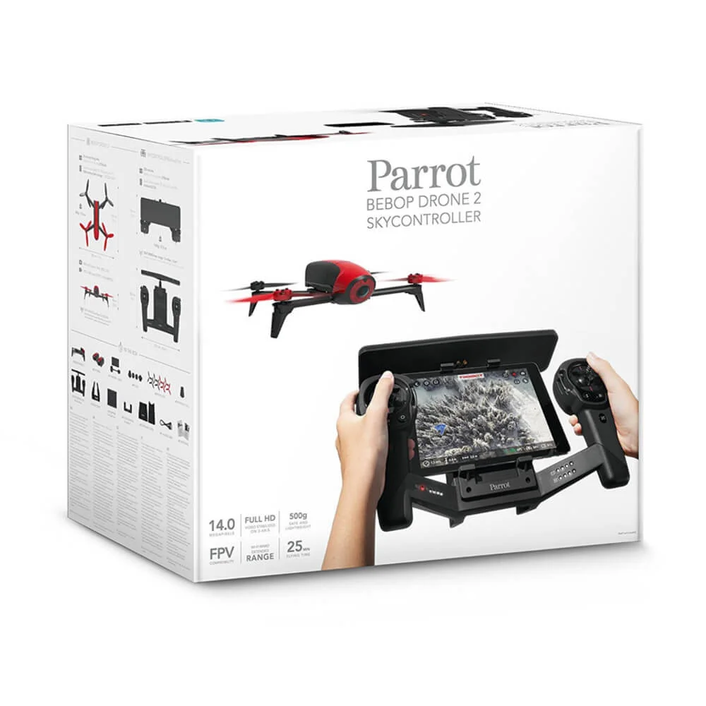 Parrot Bebop 2 Quadcopter Drone and Skycontroller Parrot Bebop 2 Quadcopter Drone and Skycontroller