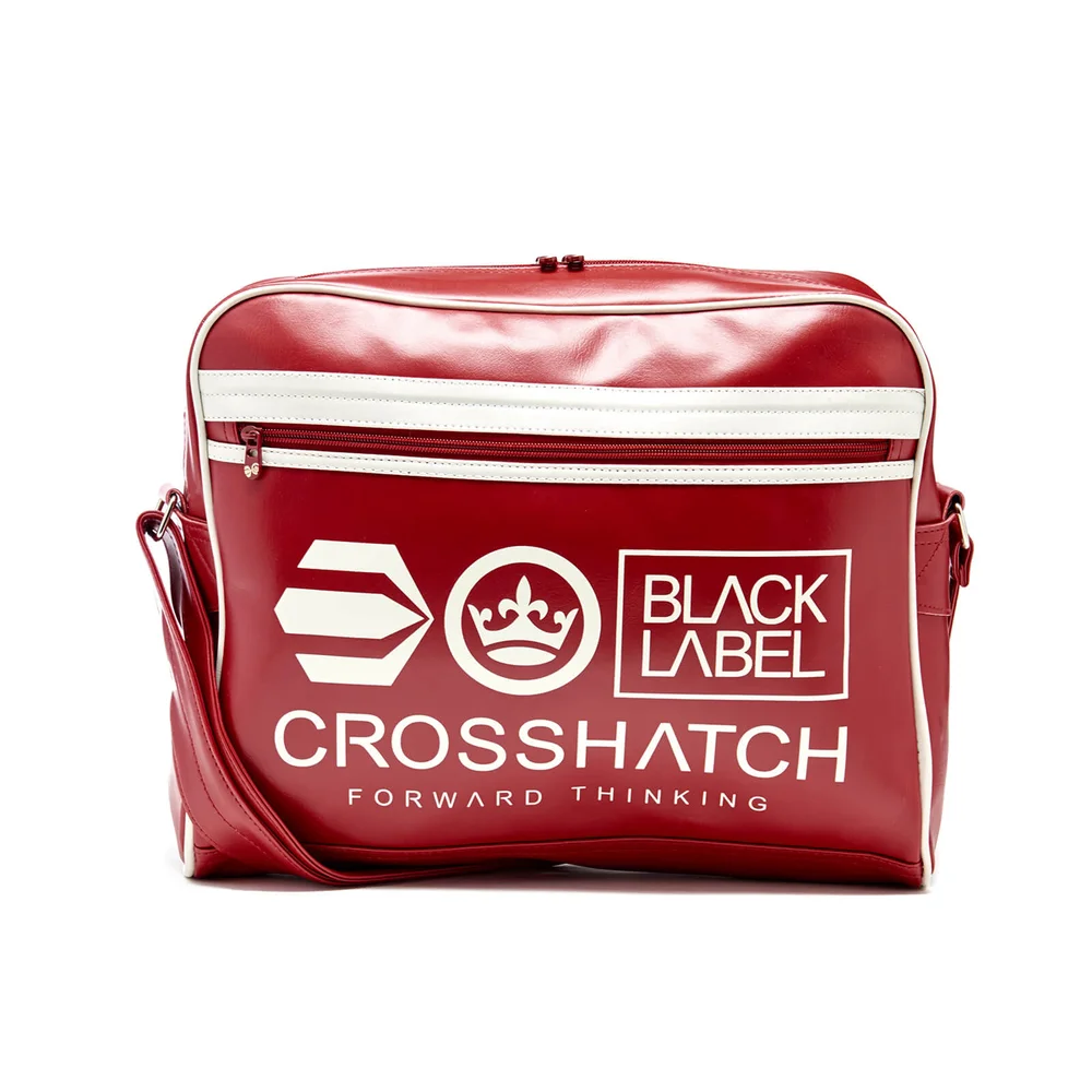 Crosshatch Oakbrook Shoulder Messenger Bag - Chilli Red Bild 1