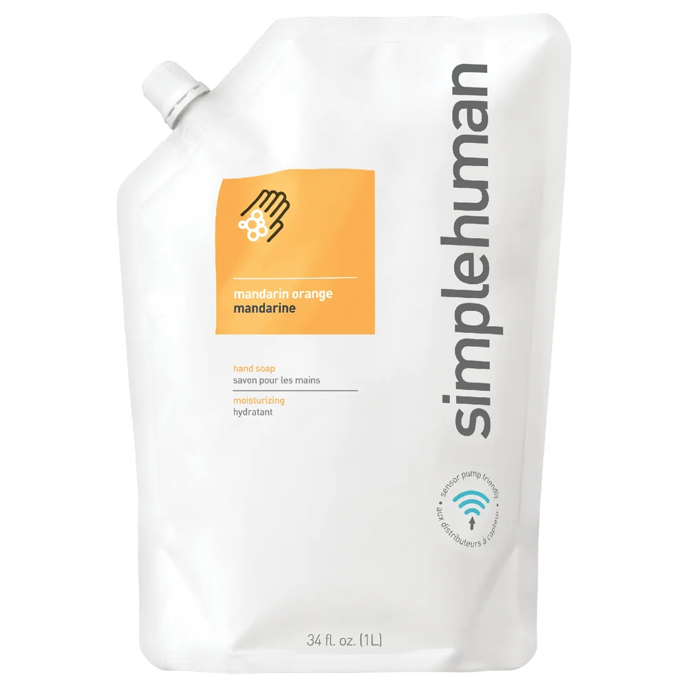 simplehuman Liquid Hand Soap Refill Pouch - Mandarin Orange 1L Bild 1