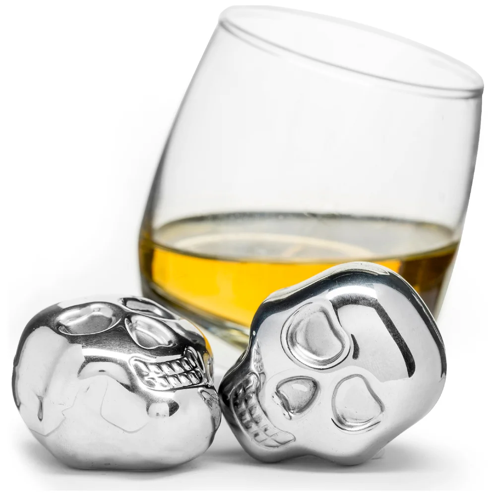 Sagaform Club Skull Ice Cubes - Metallic Bild 1
