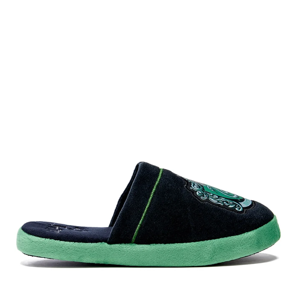 Harry Potter Men's Slytherin Slippers - Black - L/UK 8-10 - Schwarz Bild 1