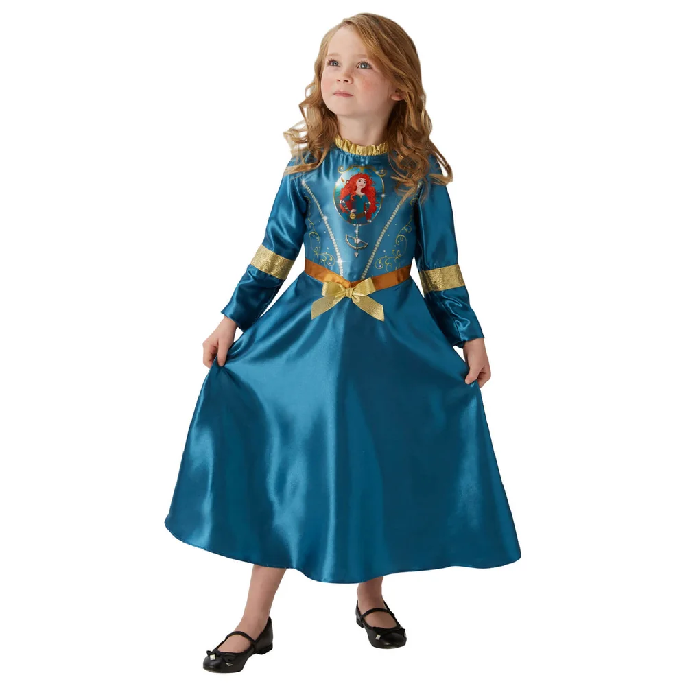 Disney Girls' Brave Merida Fancy Dress Costume - S - Blau Bild 1