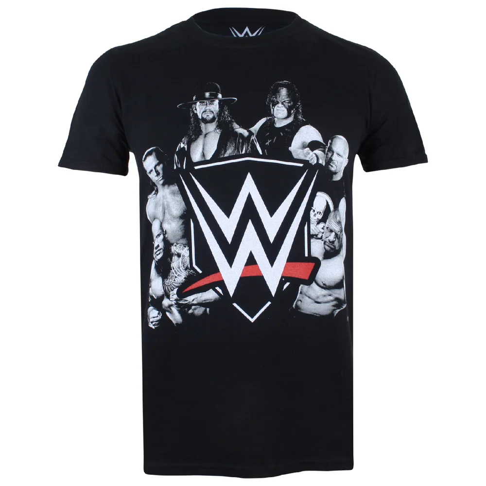 WWE Herren Group T-Shirt - Schwarz - S - Schwarz Bild 1