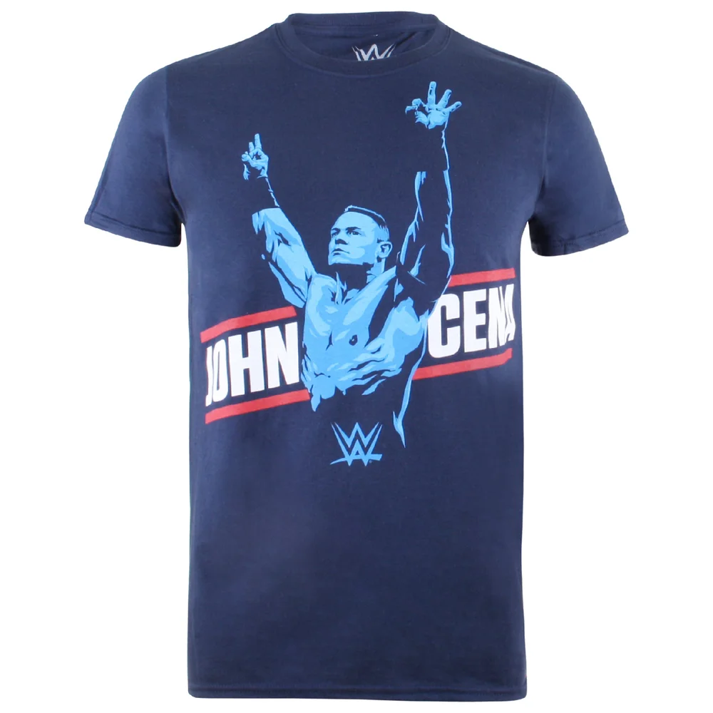 WWE Herren John Cena T-Shirt - Navy - S - Marineblau Bild 1