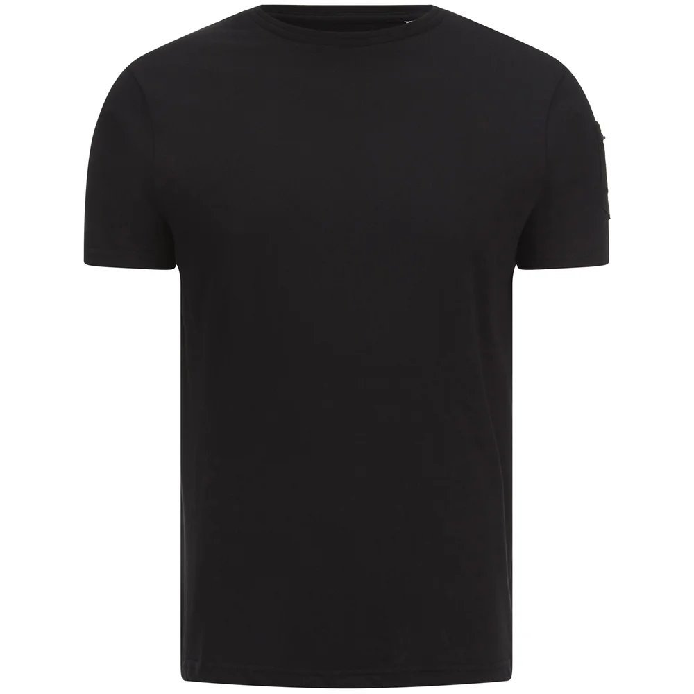 Brave Soul Men's Kershaw Pocket Sleeve T-Shirt - Jet Black - S - Schwarz Bild 1