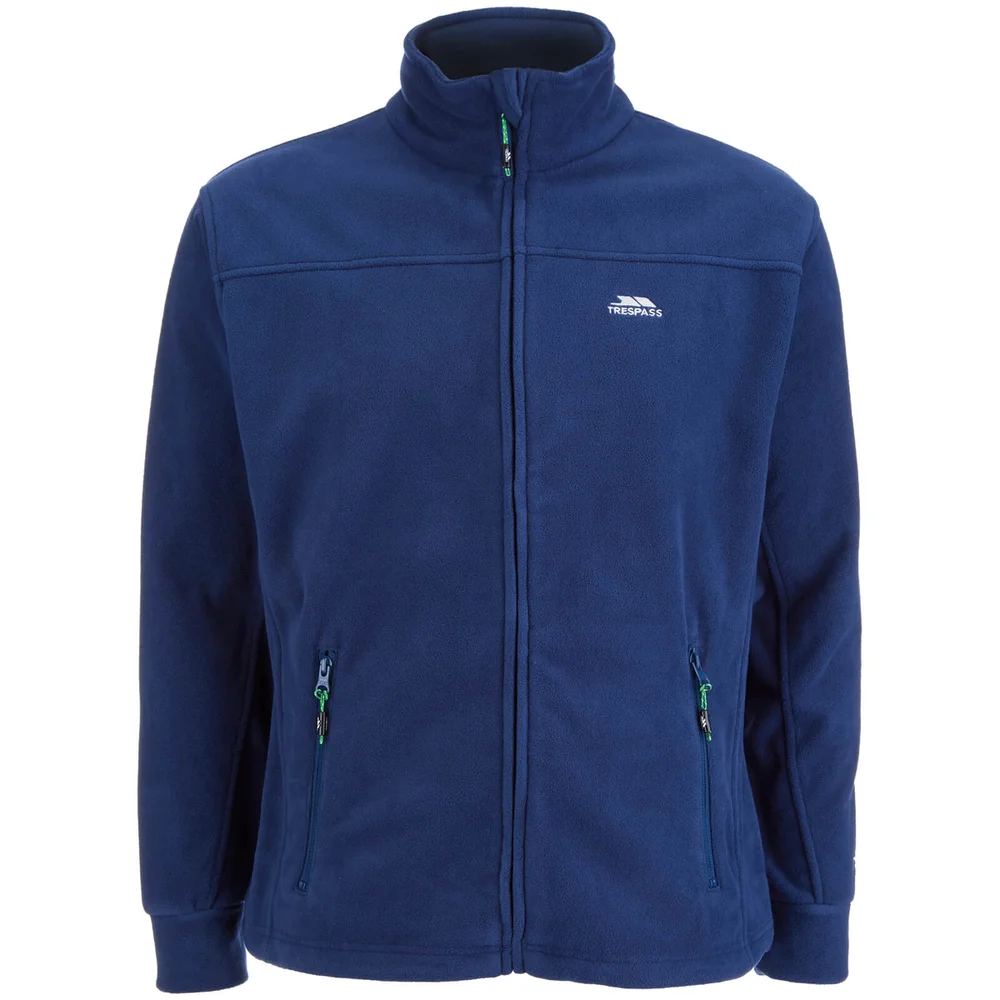 Trespass Men's Bernal Full Zip Fleece Jumper - Navy - S - Blau Bild 1