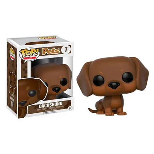 Pop! Pets Brown Dachshund Pop! Vinyl Figur Bild 1