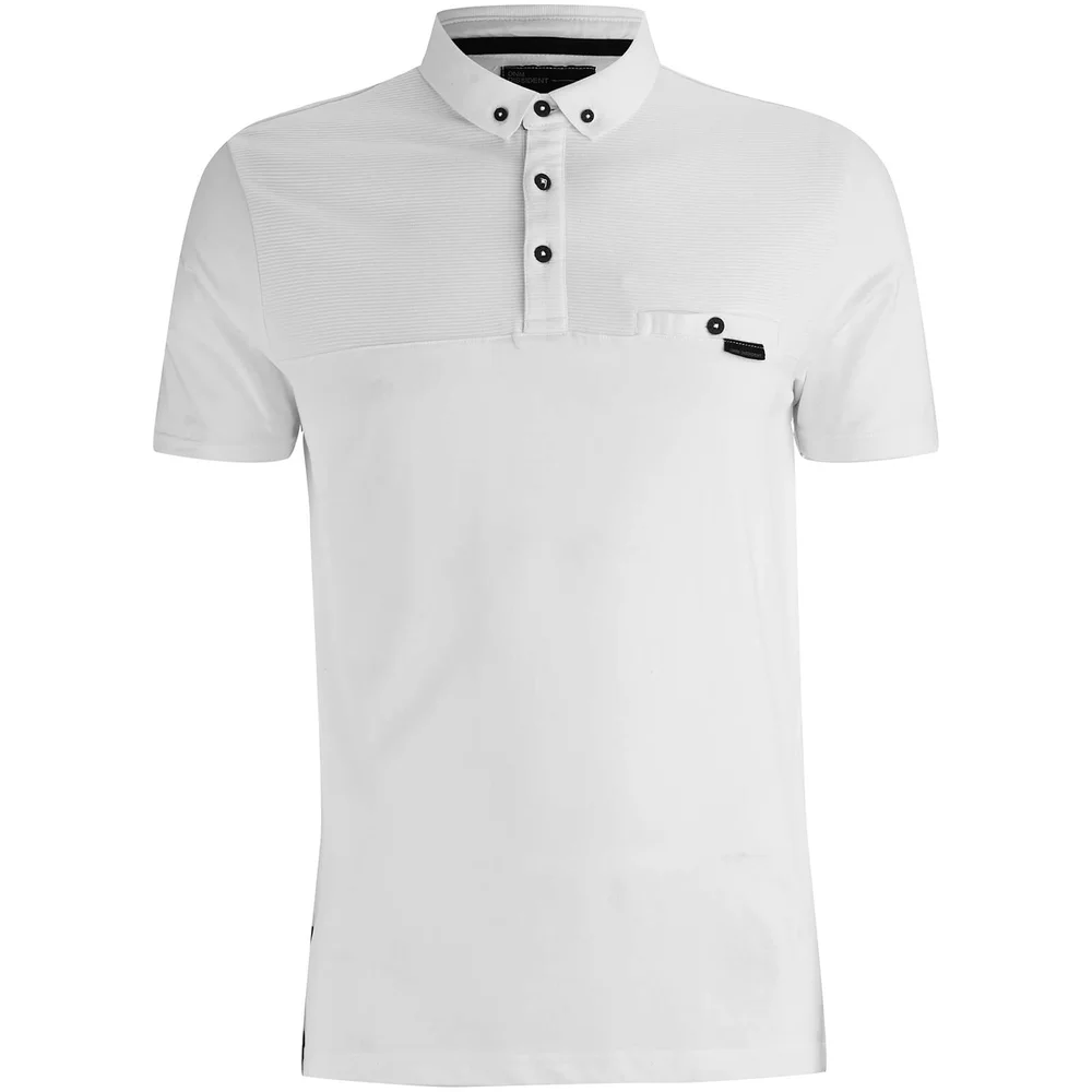 Dissident Men's Dunloe Polo Shirt - Optic White - S - Weiß Bild 1