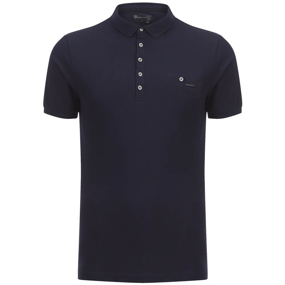 Dissident Men's Dunraven Polo Shirt - Dark Sapphire - S - Blau Bild 1