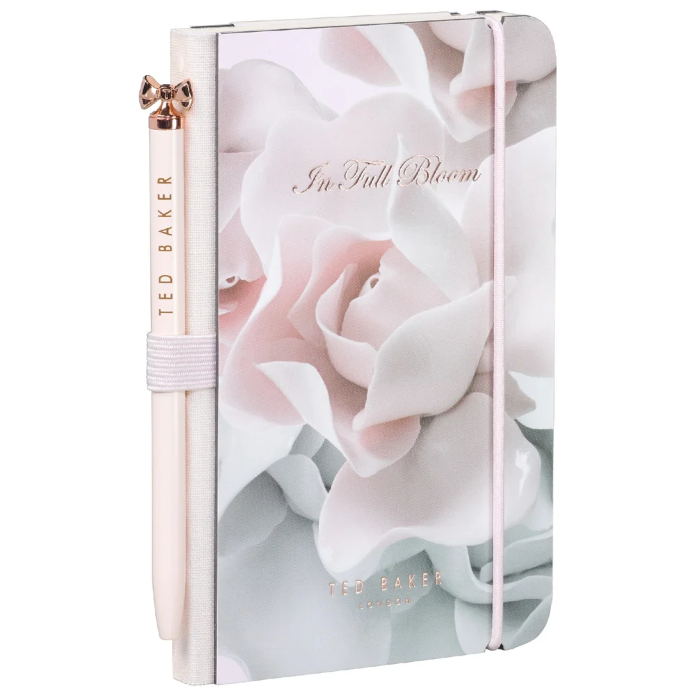 Ted Baker Mini Notebook and Pen - Porcelain Rose Bild 1