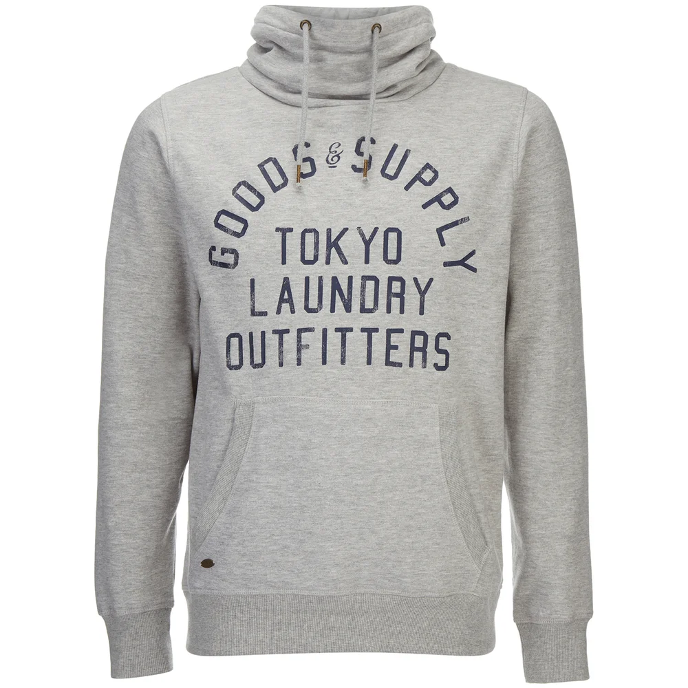 Tokyo Laundry Men's Franklin Valley Hoody - Light Grey Marl - S - Grau Bild 1