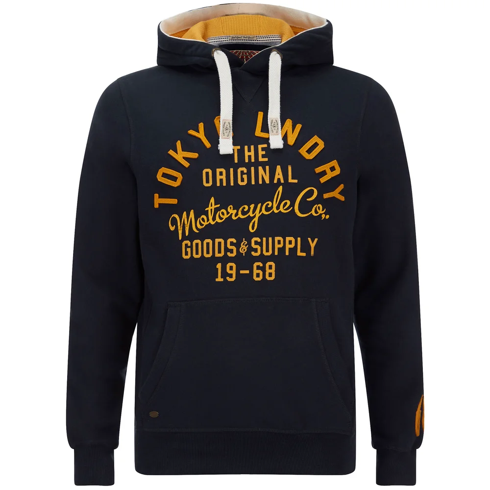 Tokyo Laundry Men's Harlem Peaks Hoody - Dark Navy - S - Blau Bild 1
