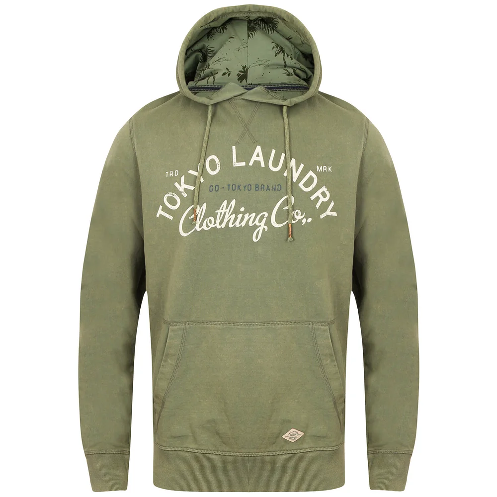 Tokyo Laundry Men's Olaf Hoody - Khaki - S - Grün Bild 1
