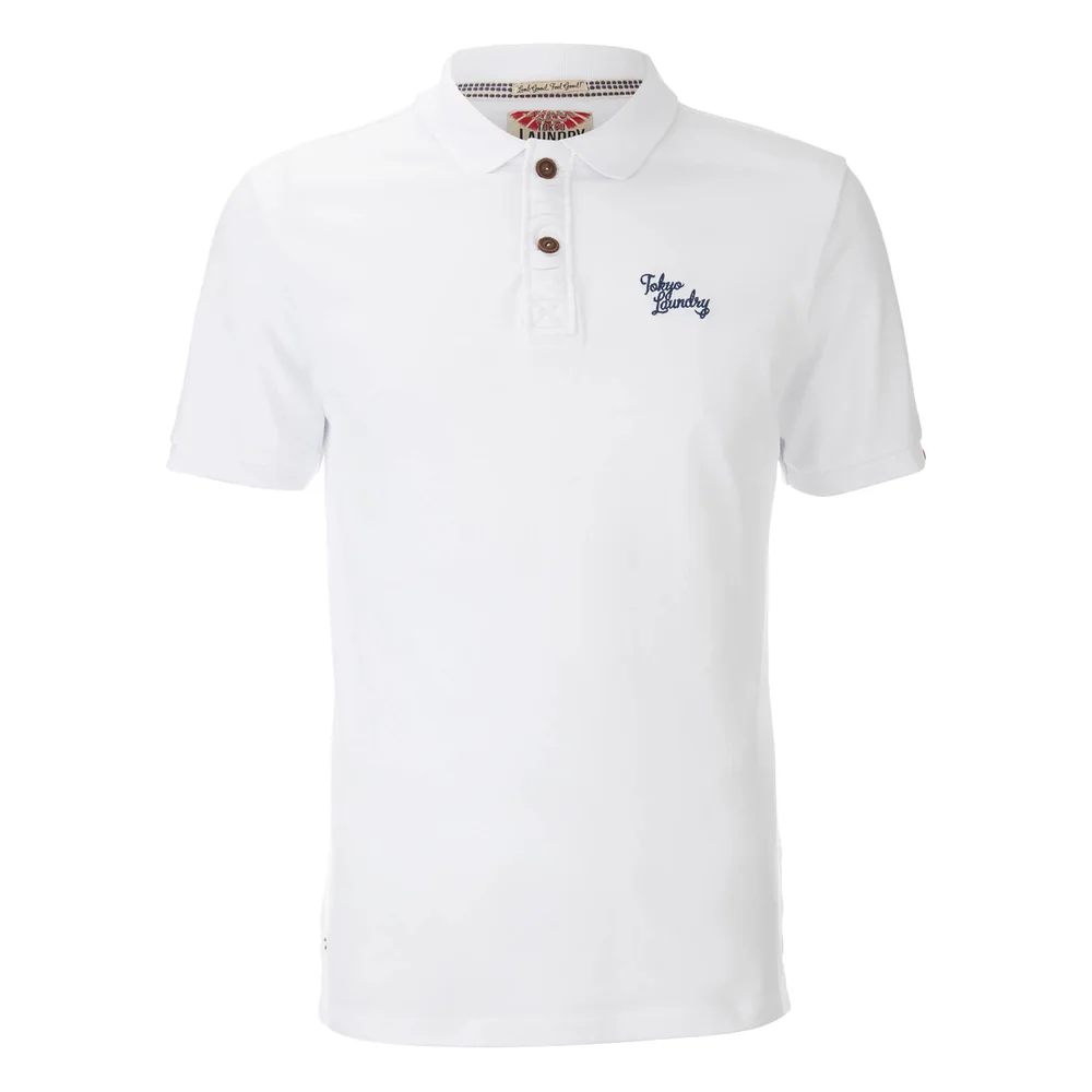 Tokyo Laundry Men's Penn State Polo Shirt - Optic White - S - Weiß Bild 1