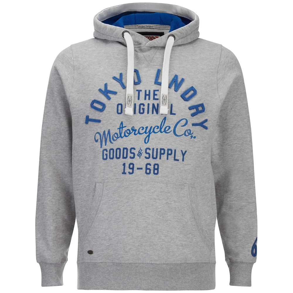 Tokyo Laundry Men's Harlem Peaks Hoody - Light Grey Marl - S - Grau Bild 1