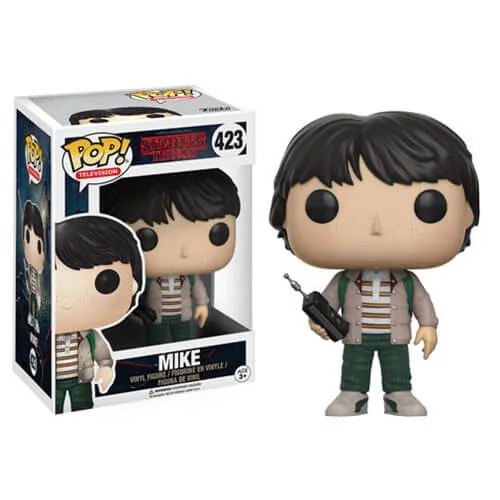Stranger Things Mike mit Walkie Talkie Pop! Vinylfigur Bild 1
