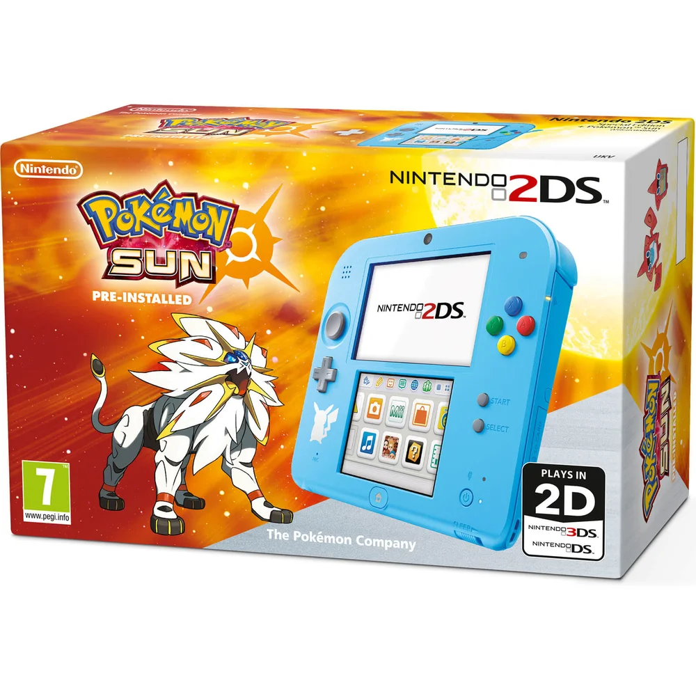 Nintendo Handheld Console 2DS with Pokémon Sun Bild 1