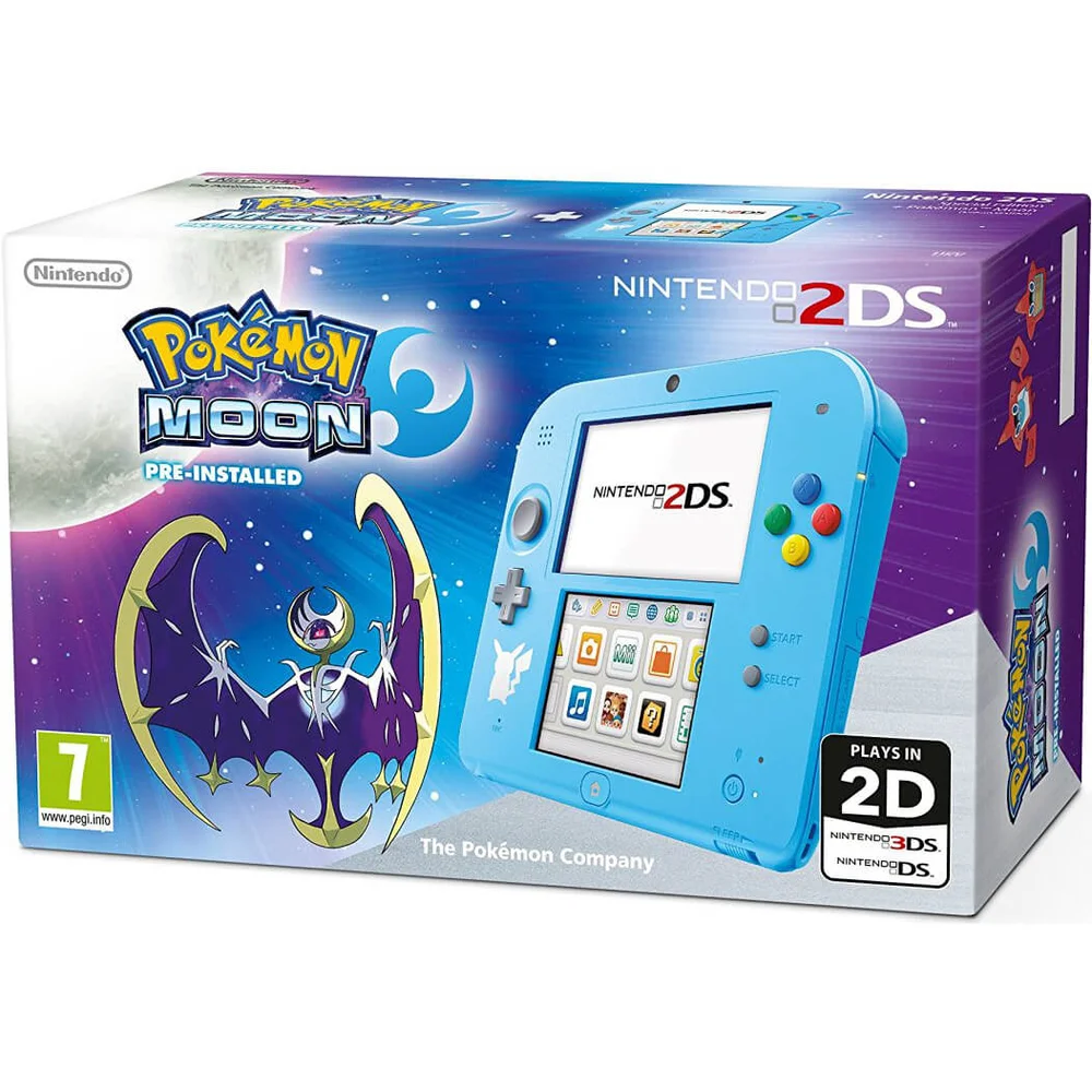 Nintendo Handheld Console 2DS with Pokémon Moon Bild 1