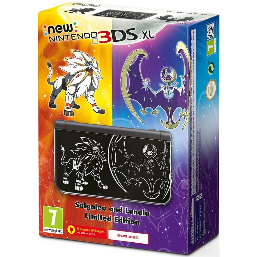 New Nintendo 3DS XL Solgaleo Lunala Black Edition Bild 1