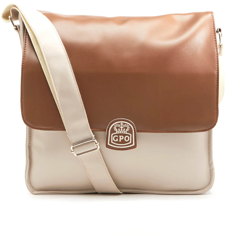 GPO Record Bag - Cream/Tan Bild 1