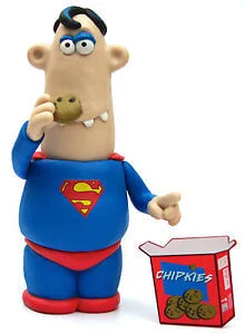 SDCC 2013 Exclusive DC Comics Figur- Superman x Aardman Bild 1