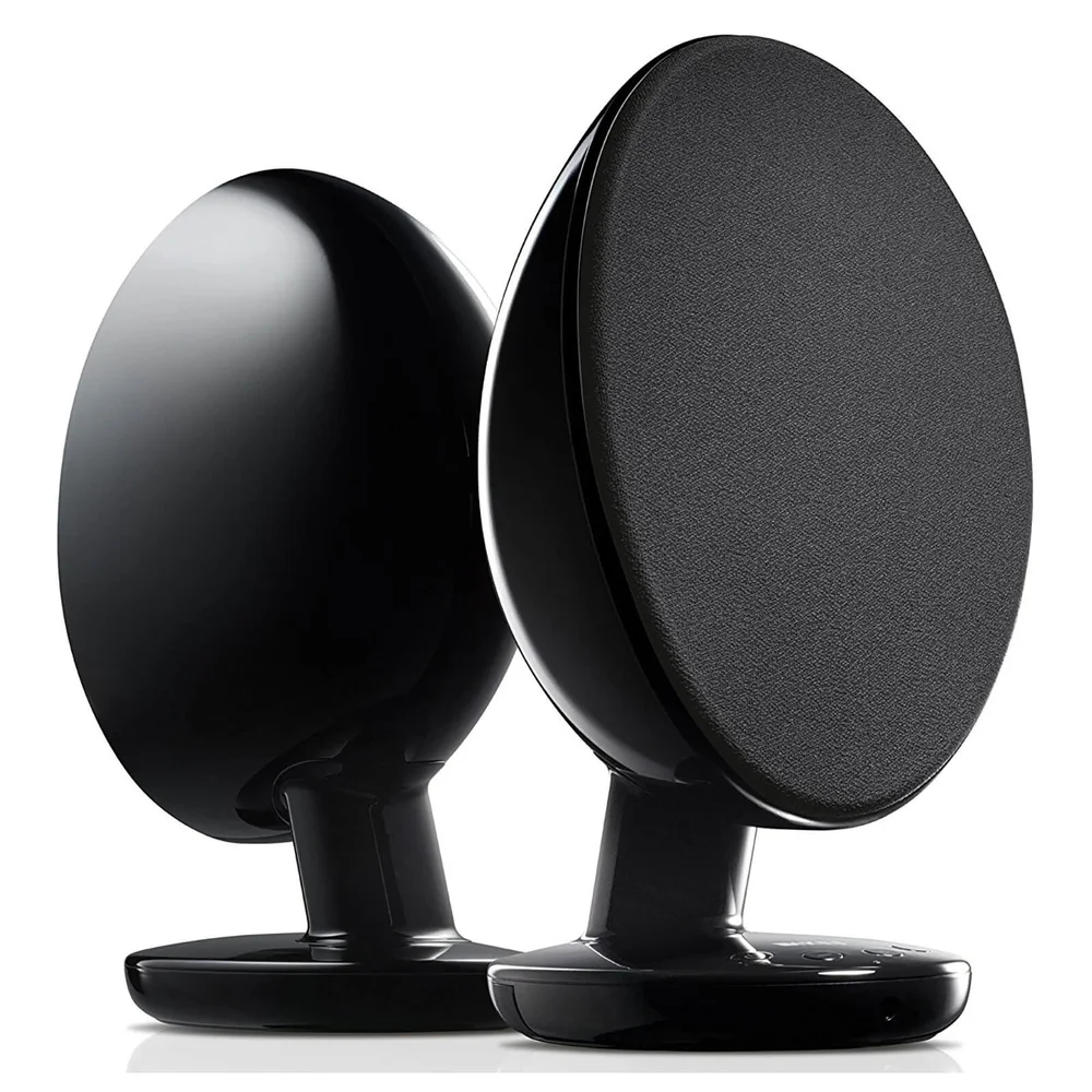KEF EGG Bluetooth Stereo Speakers - Black Bild 1