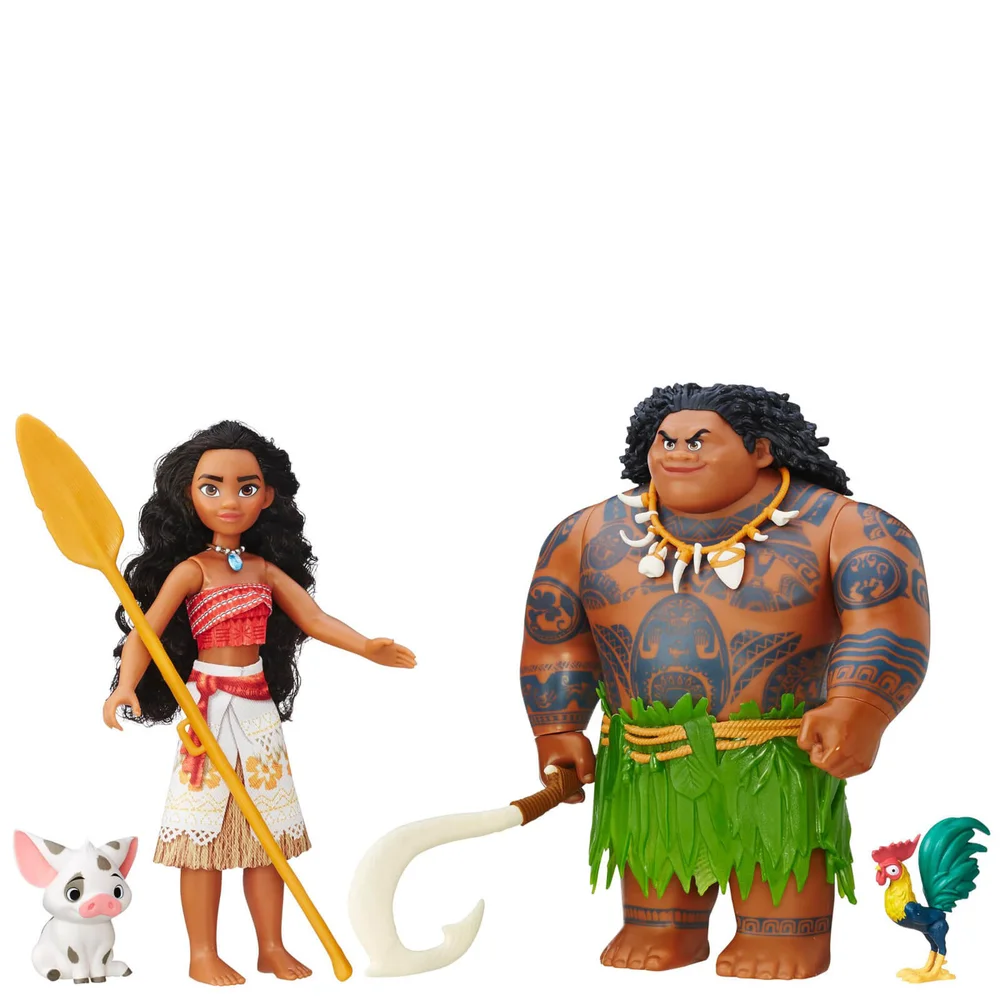 Disney Moana Adventure Collection Doll and Figures Set Bild 1