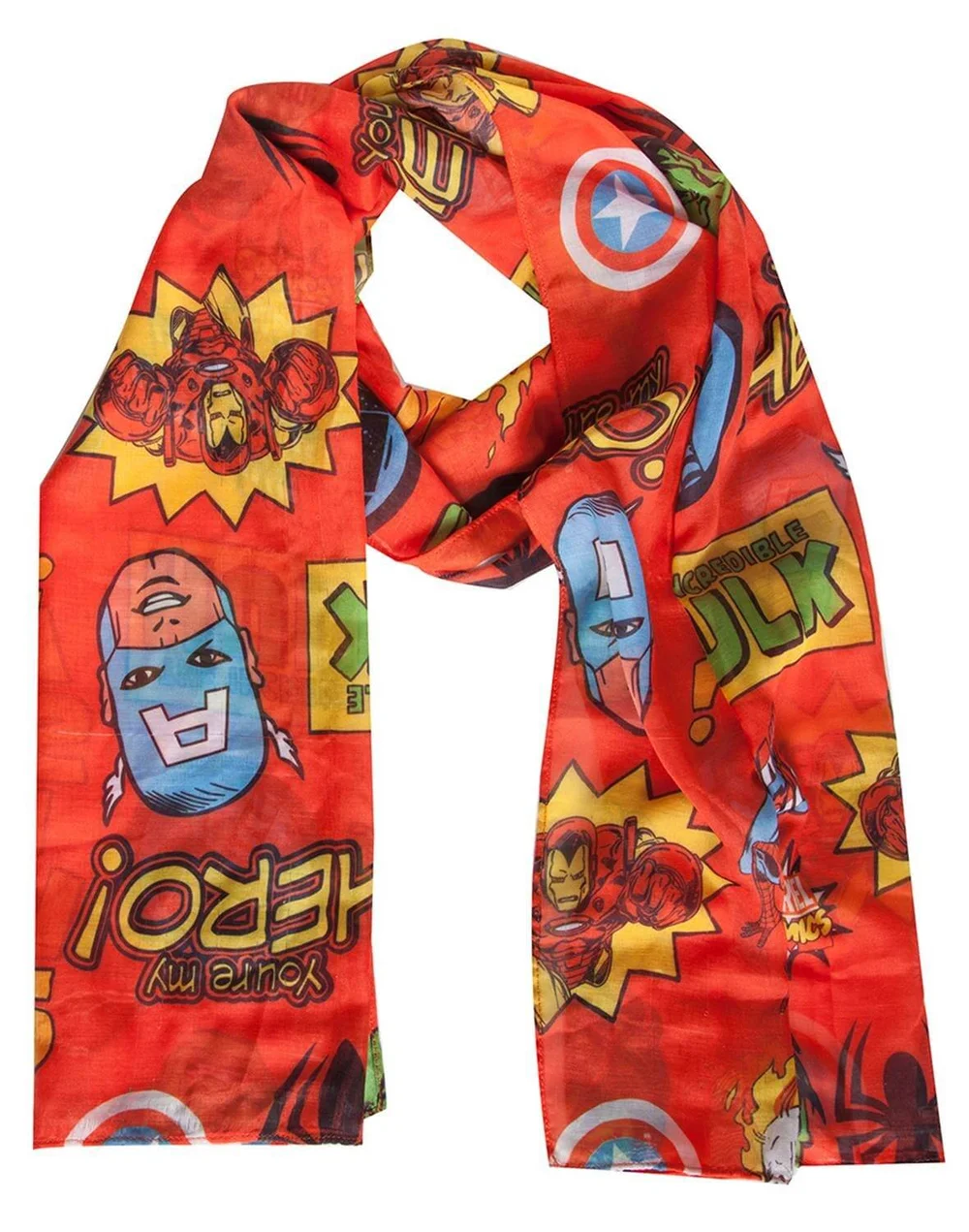 Marvel - Comics Woven Fashion Scarf with All Over Print Bild 1