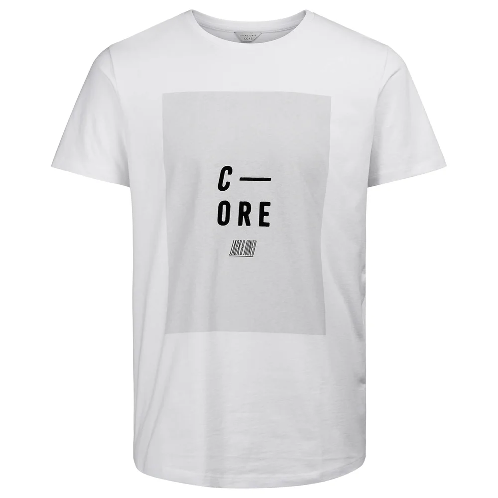 Jack & Jones Core Men's Evident T-Shirt - White - S - Weiß Bild 1