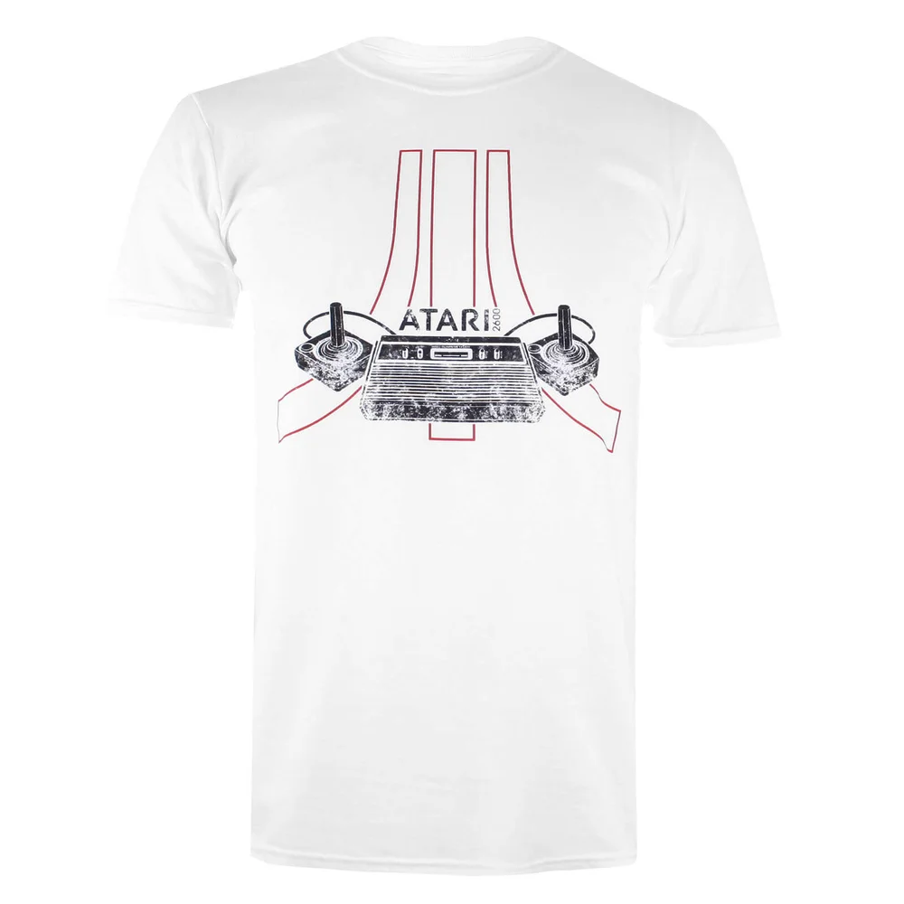 Atari Men's Joystick T-Shirt - Weiß - S - Weiß Bild 1
