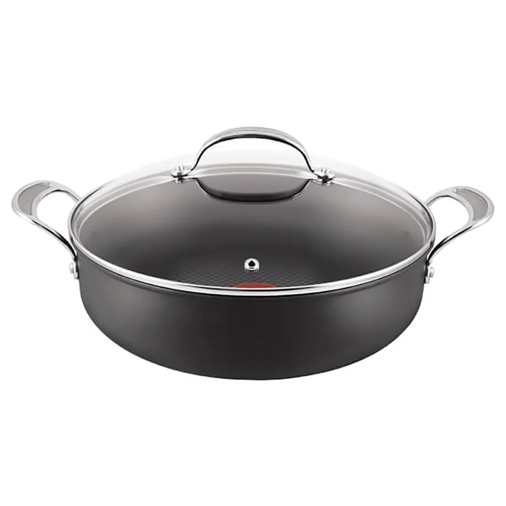 Jamie Oliver by Tefal Hard Anodised Non-Stick Shallow Pan with Lid - 30cm Bild 1