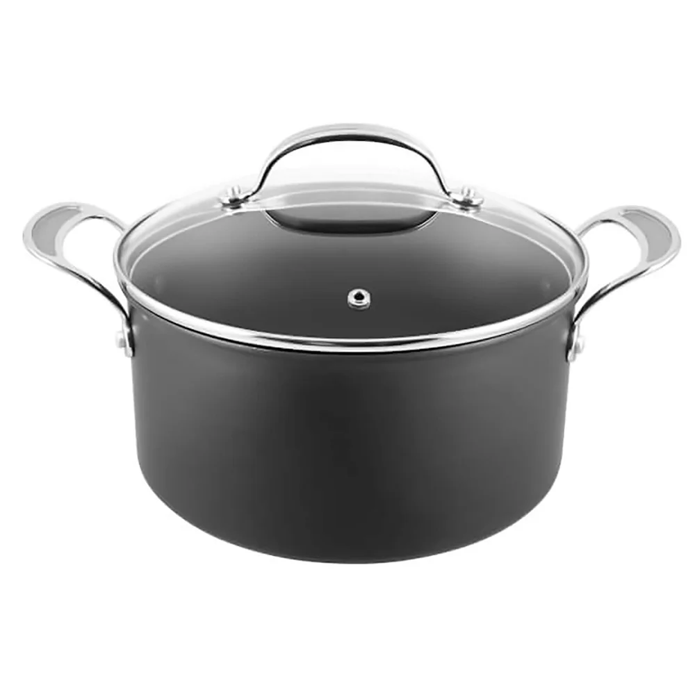 Jamie Oliver by Tefal Hard Anodised Non-Stick Stewpot with Lid - 24cm Bild 1