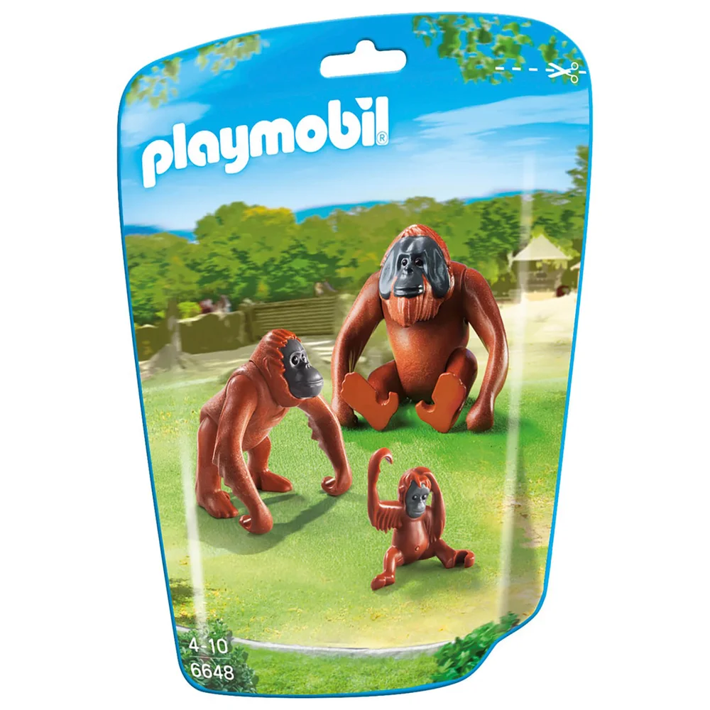 Playmobil 2 orang utans mit baby (6648) Bild 1