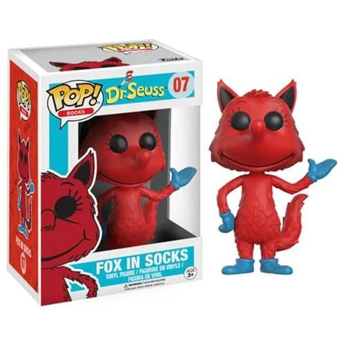 Dr. Seuss Fox In Socks Pop! Vinyl Figur Bild 1