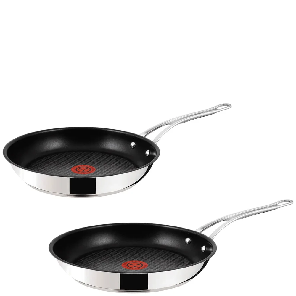 Jamie Oliver by Tefal Stainless Steel Non-Stick 2 Piece Frying Pan Set - 26/30cm Bild 1