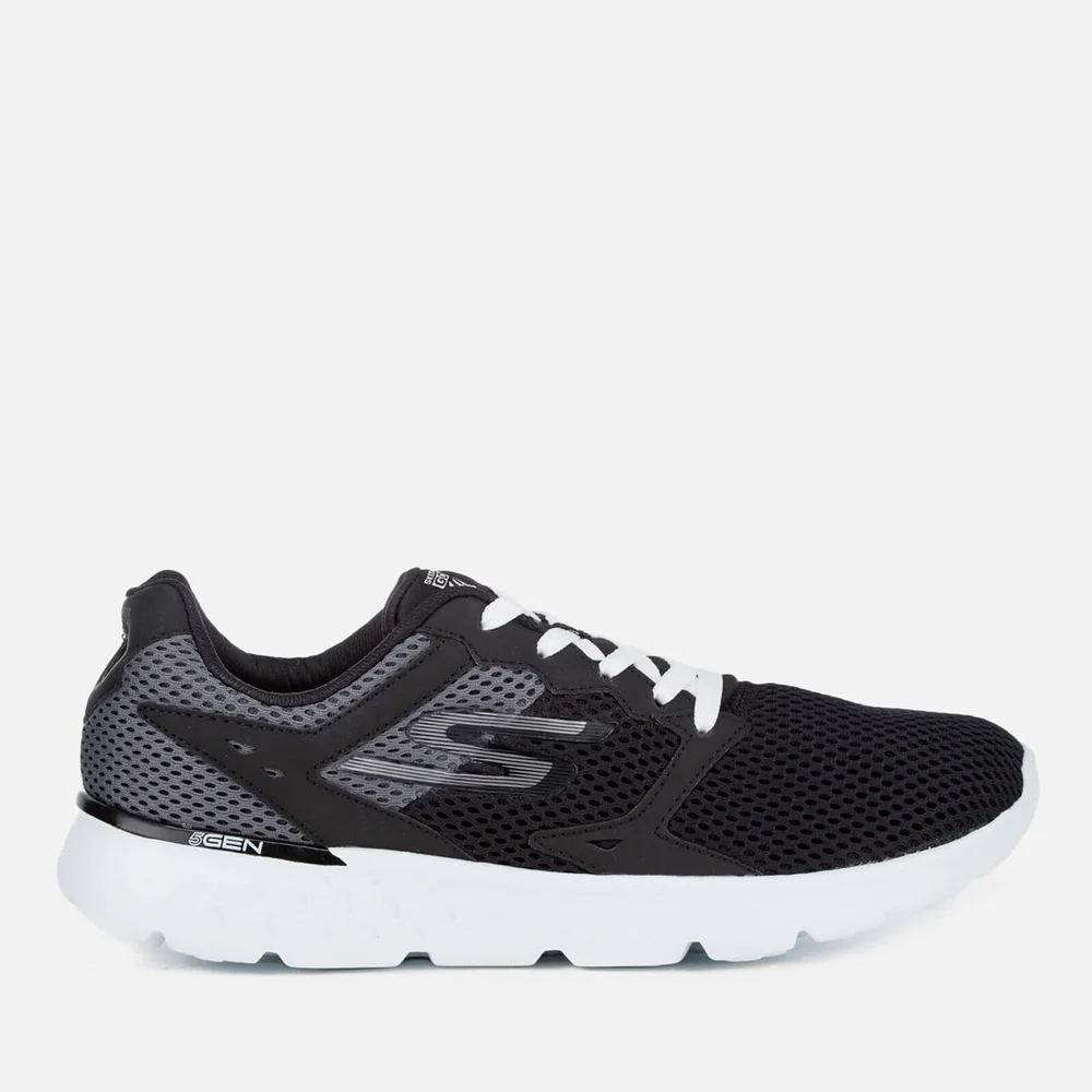Skechers Men's Go Run 400 Trainers - Black/White - UK 7 - Schwarz Bild 1