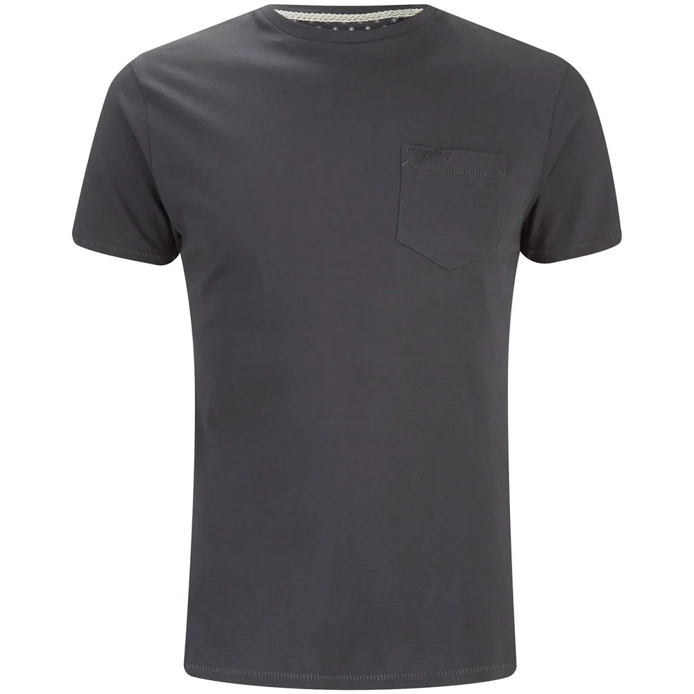 Threadbare Men's Jack Crew Neck Pocket T-Shirt - Charcoal - S - Grau Bild 1