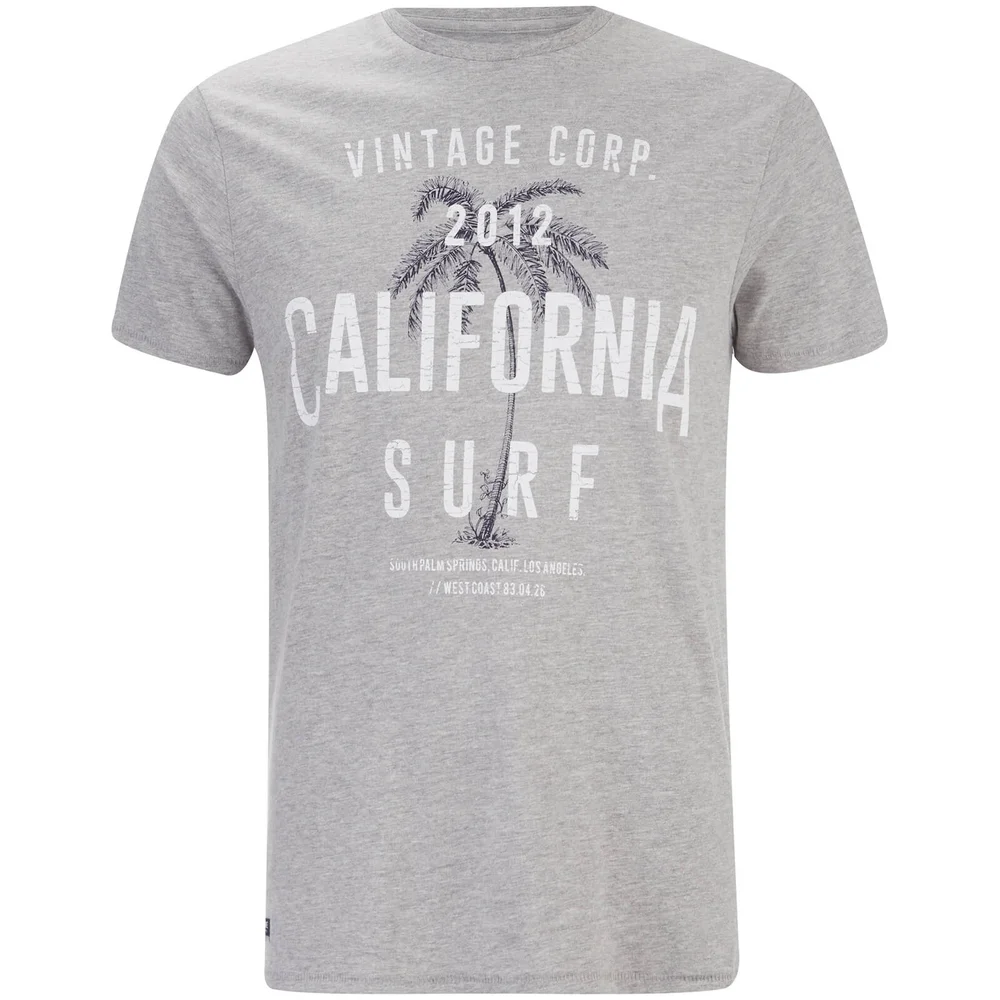 Threadbare Men's Paradise Crew Neck T-Shirt - Grey Marl - S Bild 1