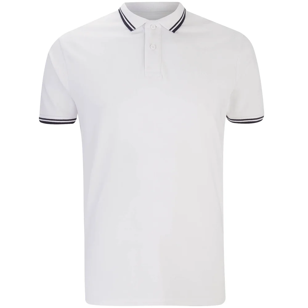 Threadbare Men's Gilroy Polo Shirt - White - S - Weiß Bild 1