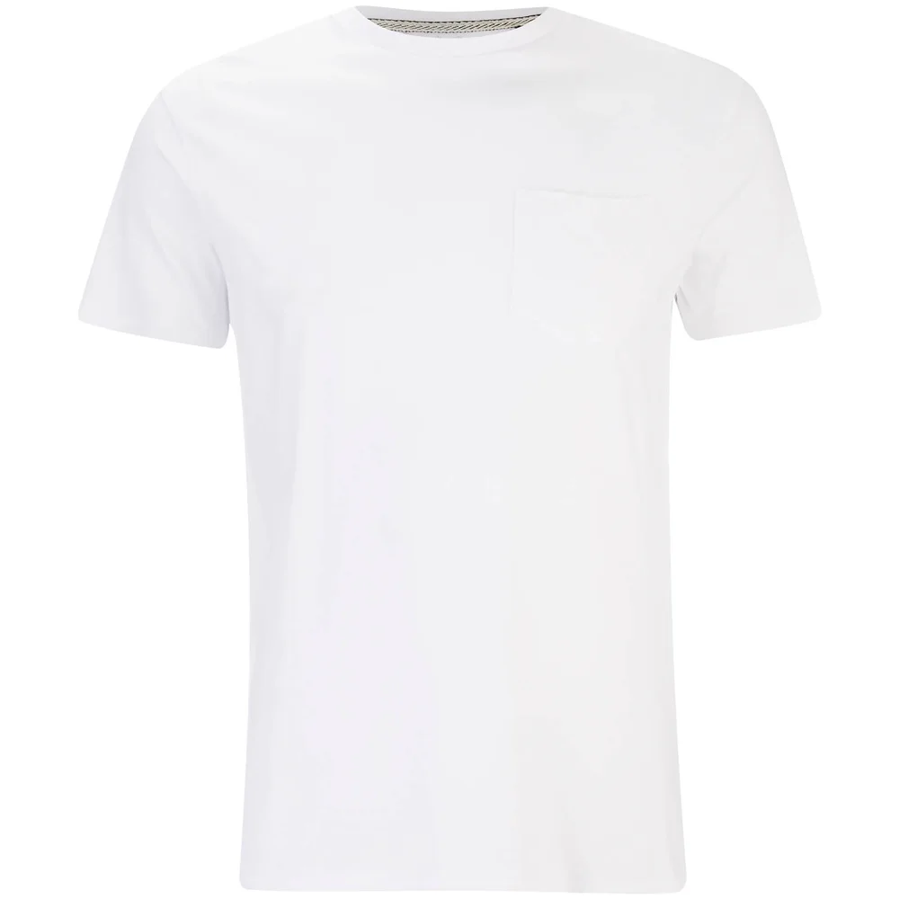 Threadbare Men's Jack Crew Neck Pocket T-Shirt - White - S - Weiß Bild 1