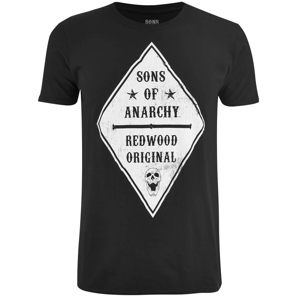 Sons of Anarchy Männer Skull Club T-Shirt - Schwarz - S - Schwarz Bild 1