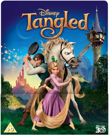 Rapunzel - Neu verföhnt 3D (Inklusive 2D Version) - Zavvi UK Exklusive Lentikular Steelbook Edition