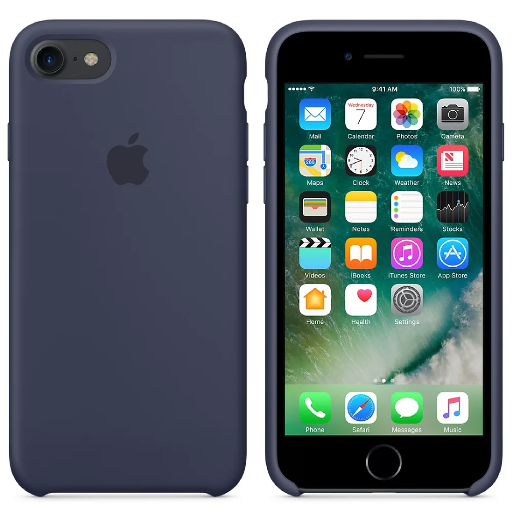 Apple iPhone 7 Silicone Case - Midnight Blue Bild 1