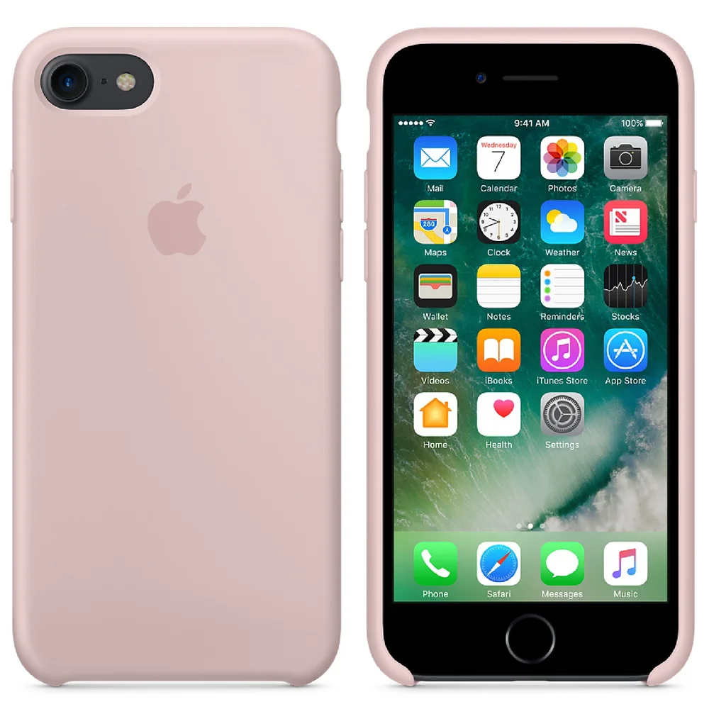 Apple iPhone 7 Silicone Case - Pink Sand Bild 1