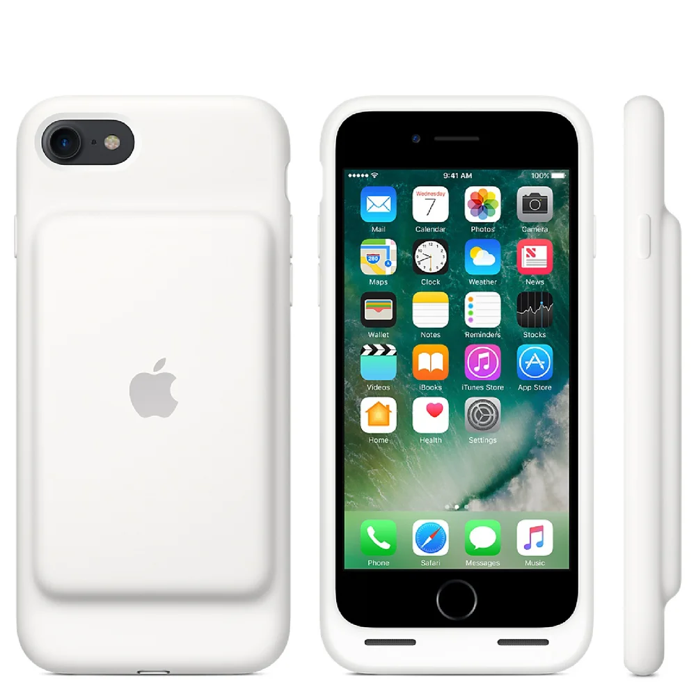 Apple iPhone 7 Smart Battery Case - White Bild 1