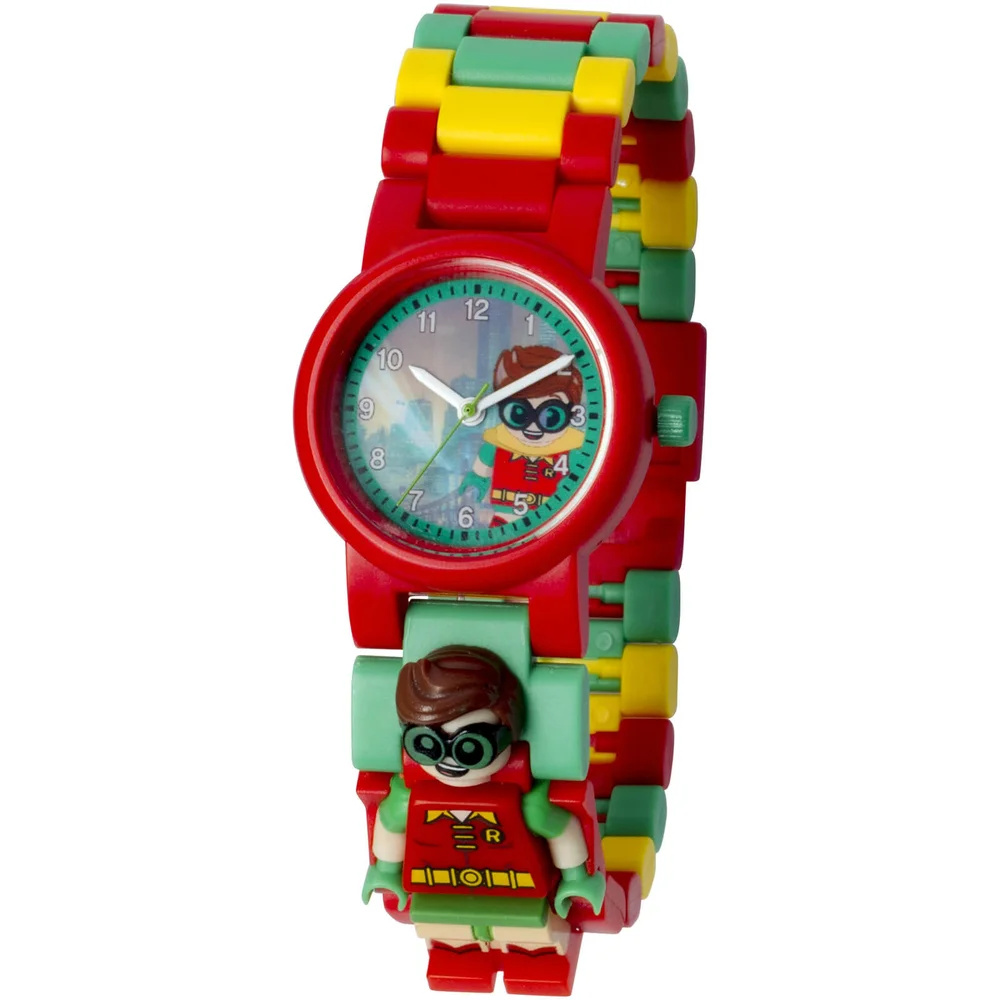 THE LEGO® BATMAN MOVIE – Kinderuhr mit Robin™ Minifigur Bild 1