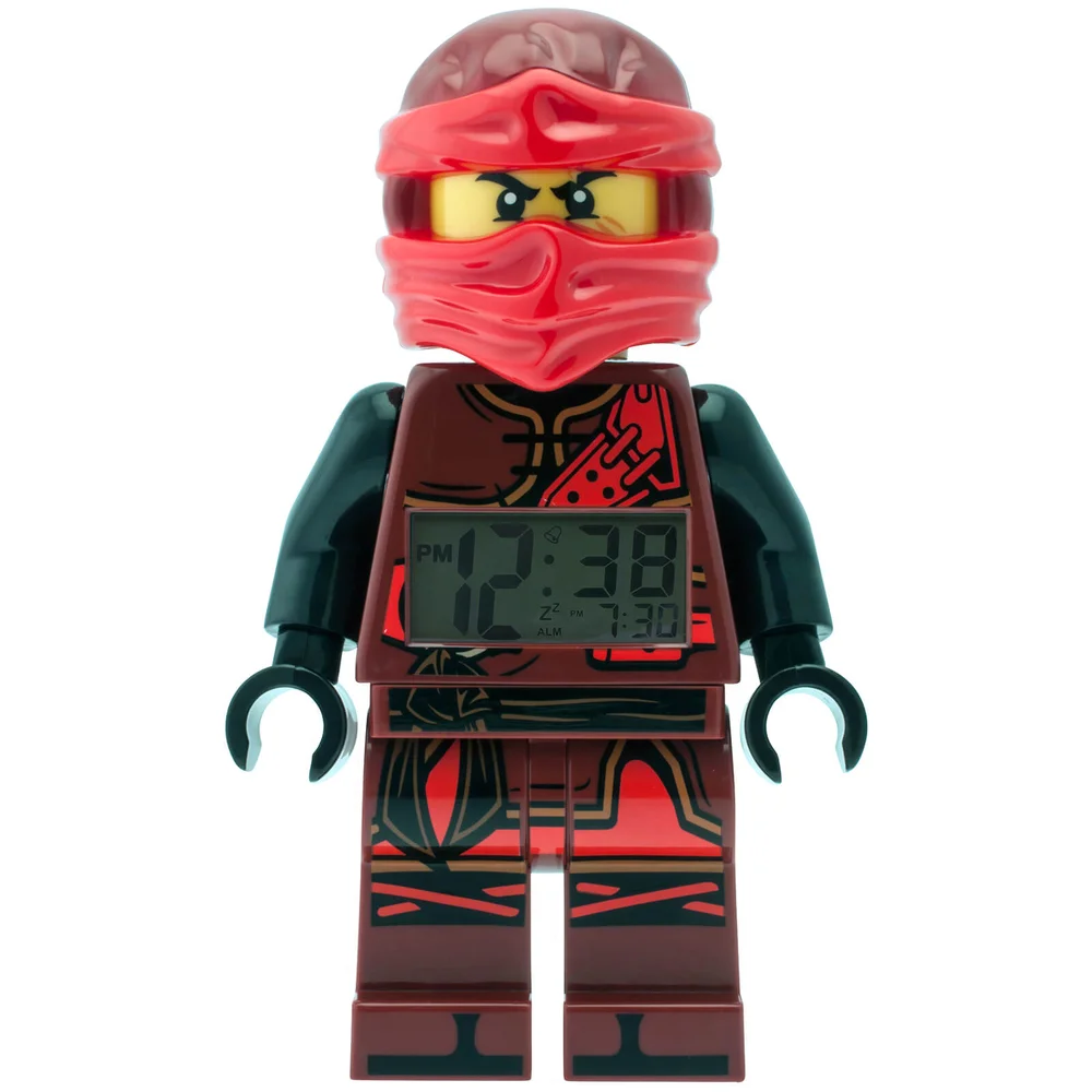 LEGO ® Ninjago: Time Twins Kai Minifiguren-Uhr mit Wecker Bild 1